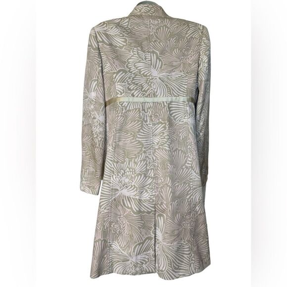 Sigrid Olsen Silk & Cotton Blend Floral Lightweight Jacket - Picture 9 of 13